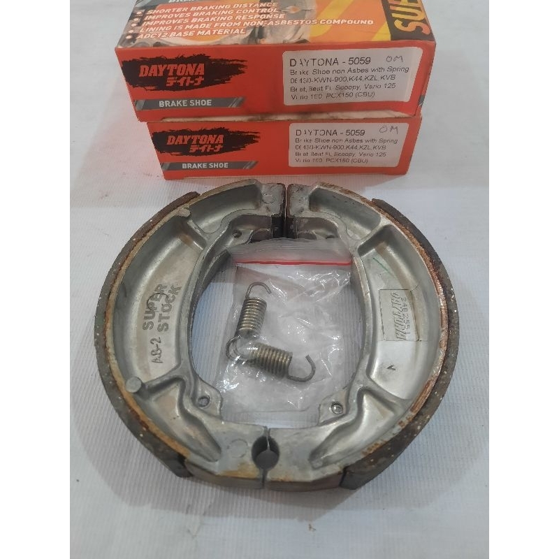 kampas rem belakang daytona beat scoopy vario