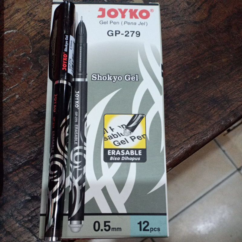 

Pulpen Joyko GP-279 Bisa Hapus 0.5MM(12Pcs)