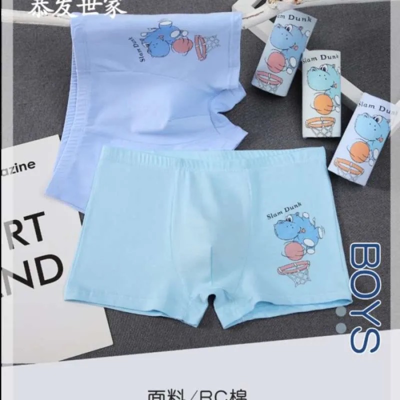 Import | Boxer Anak Cowok | Celana Dalam Anak Cowok | Boxer | Celana Dalam | CD | Gongfashijia | XL 