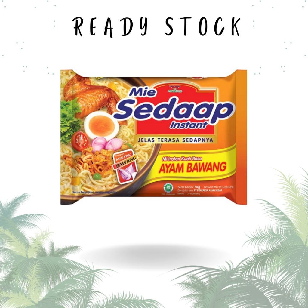 

MIE SEDAAP AYAM BAWANG 70 GR | MIE INSTANT