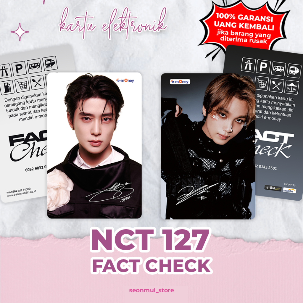 EMONEY NCT127 FACT CHECK BRIZZI FLAZZ TAPCASH / NCT 127 FACT CHECK ALBUM