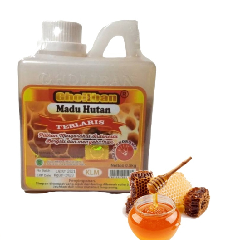 

Madu Gholiban 500 Gr KLM Kemasan Botol Embos |ORIGINAL 100%|