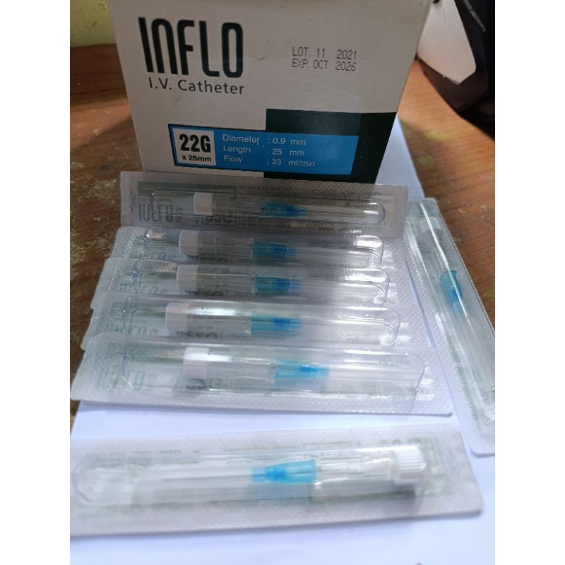 ABOCATH INFLO BIASA NO 22_ JARUM INFUS INFLO NO 22 _IV CATHETER INFLO BIASA NO 22