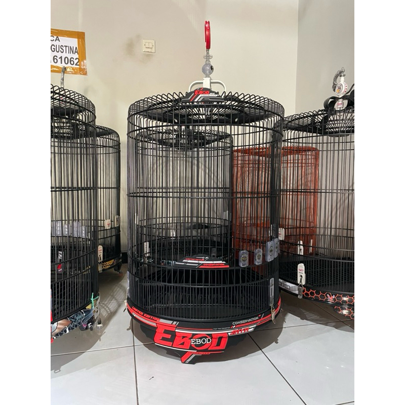 Sangkar Kandang Burung Murai No 2 Ebod Jaya Decal 3D Original Asli