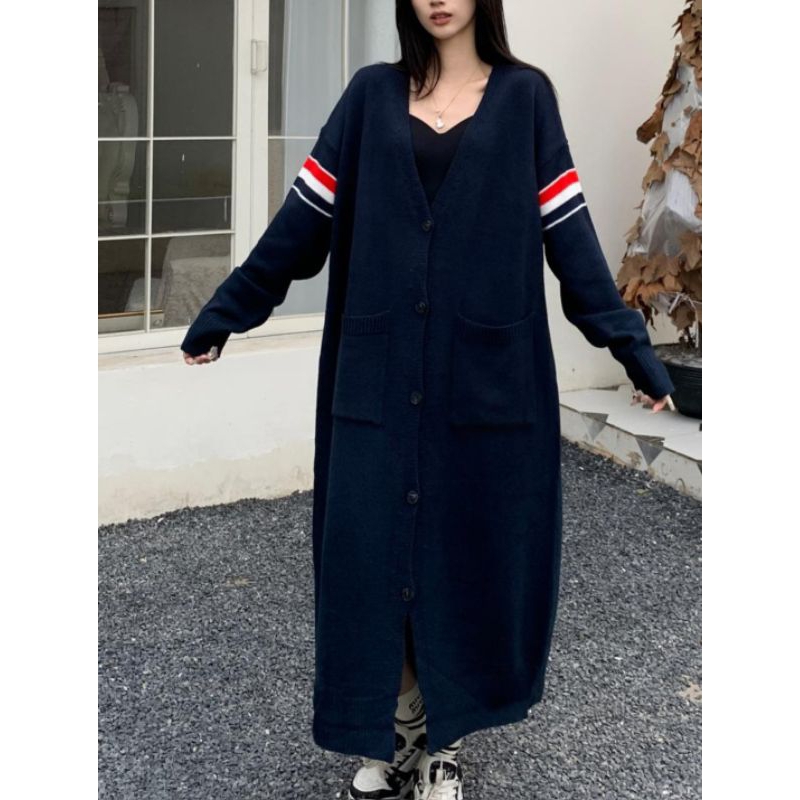 long cardigan knit  import premium outer