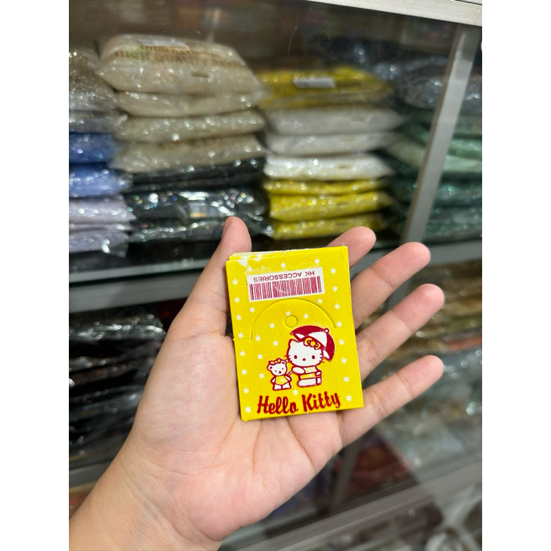 

100 lembar Card Label Hello Kitty / Label Aksesoris