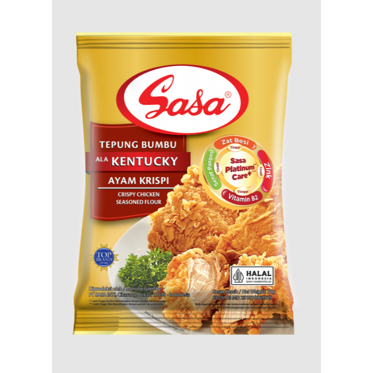 

Sasa Tepung Bumbu Ayam Crispy ala Kentucky 200 Gr