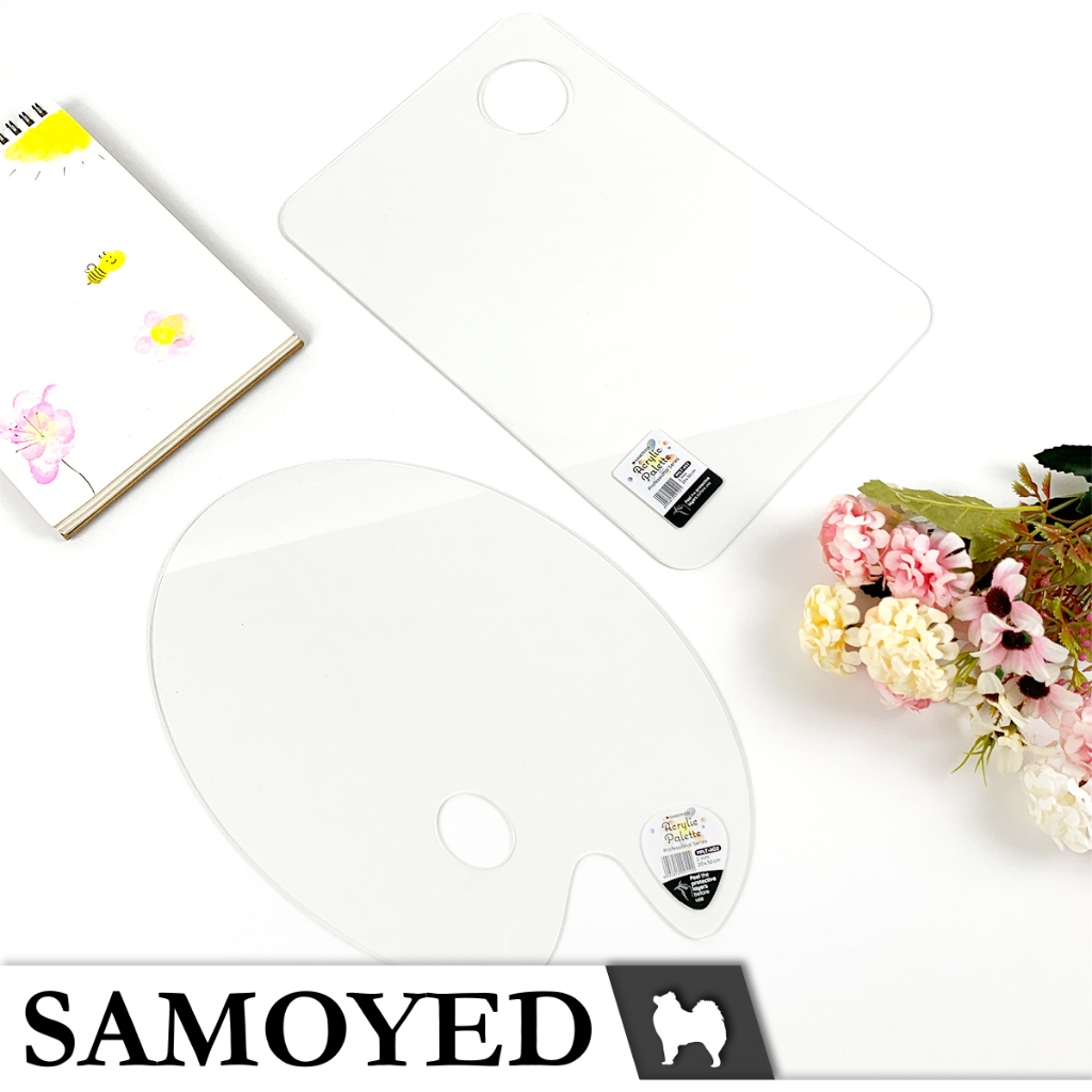 

H7Y Palet Lukis Akrilik Transparan / Bening / Acrylic Painting / Painter's Palette Samoyed PPLT-A