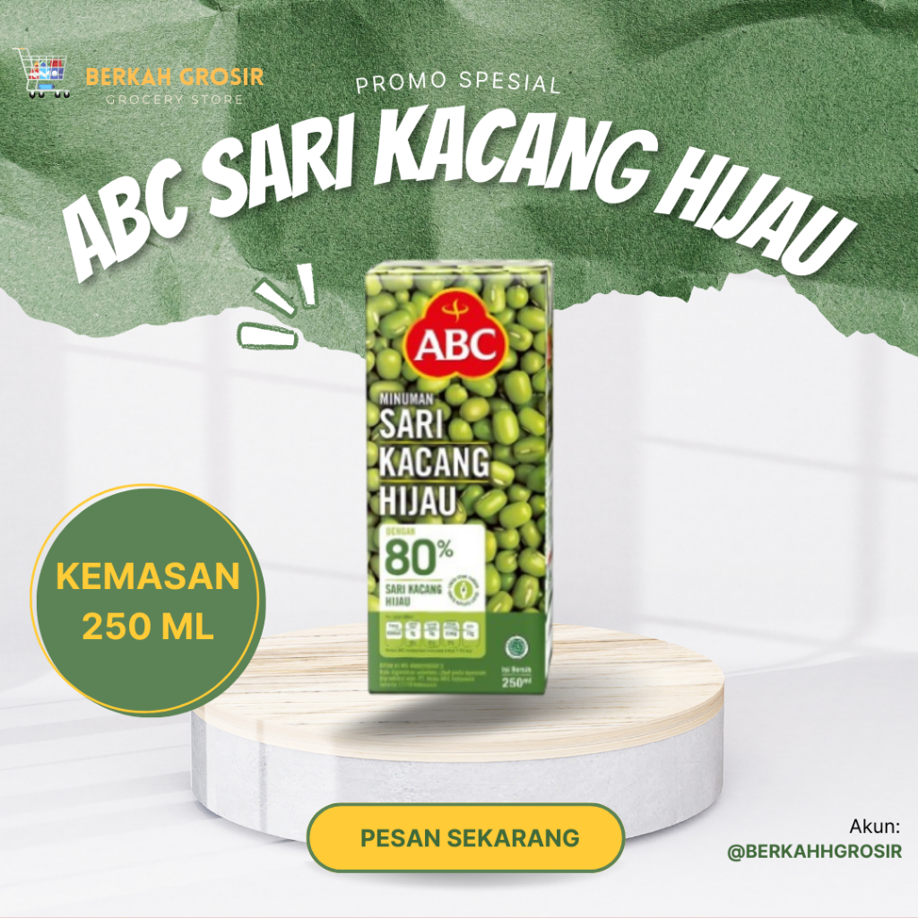 

ABC SARI KACANG HIJAU 250ML PER 3PCS