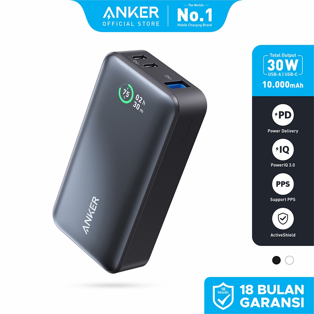 Moreandshopp - PowerBank Anker 533 PowerCore 10.000 mAh PD 30W-A1256