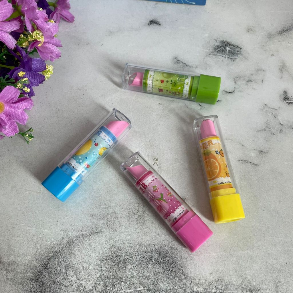 

Penghapus Karet Lipstik Buah ER 1218 - eraser pencil wangi lucu unik estetik