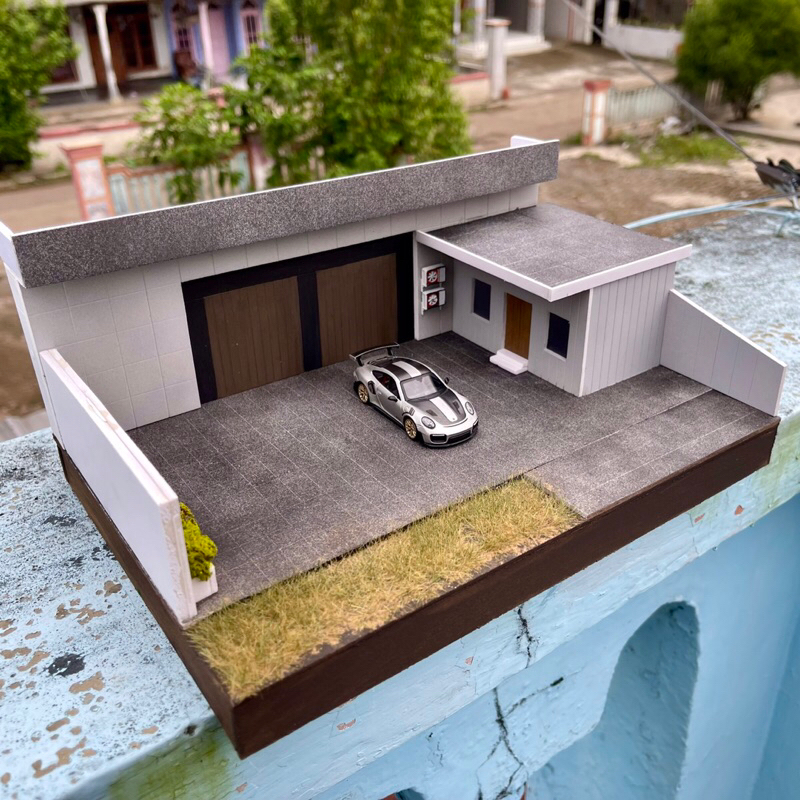Diorama 1/64 Mini Garage Hot wheels
