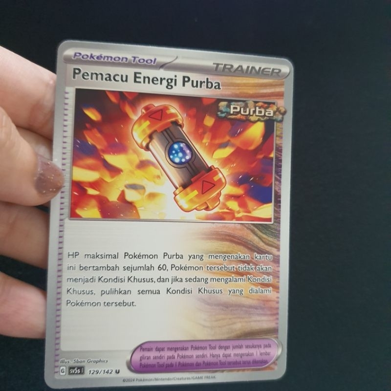 Kartu Pokemon TCG Indonesia Pemacu Energi Purba