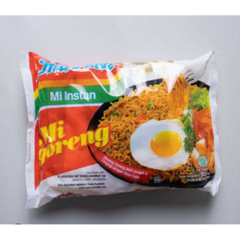 

mie instan indomie goreng per 1 bungkus