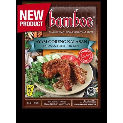 

BUMBU INSTAN BAMBOE EXPORT AYAM GORENG KALASAN 55G