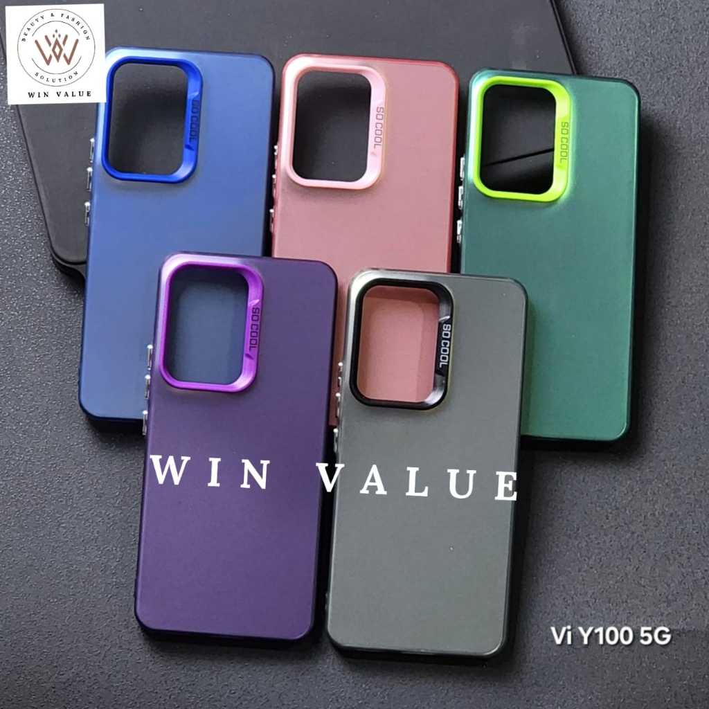 Case Vivo Y100 5G Case HYBRID IMD Color Plate Hologram SO COOL Case Vivo Y100 5G - WV