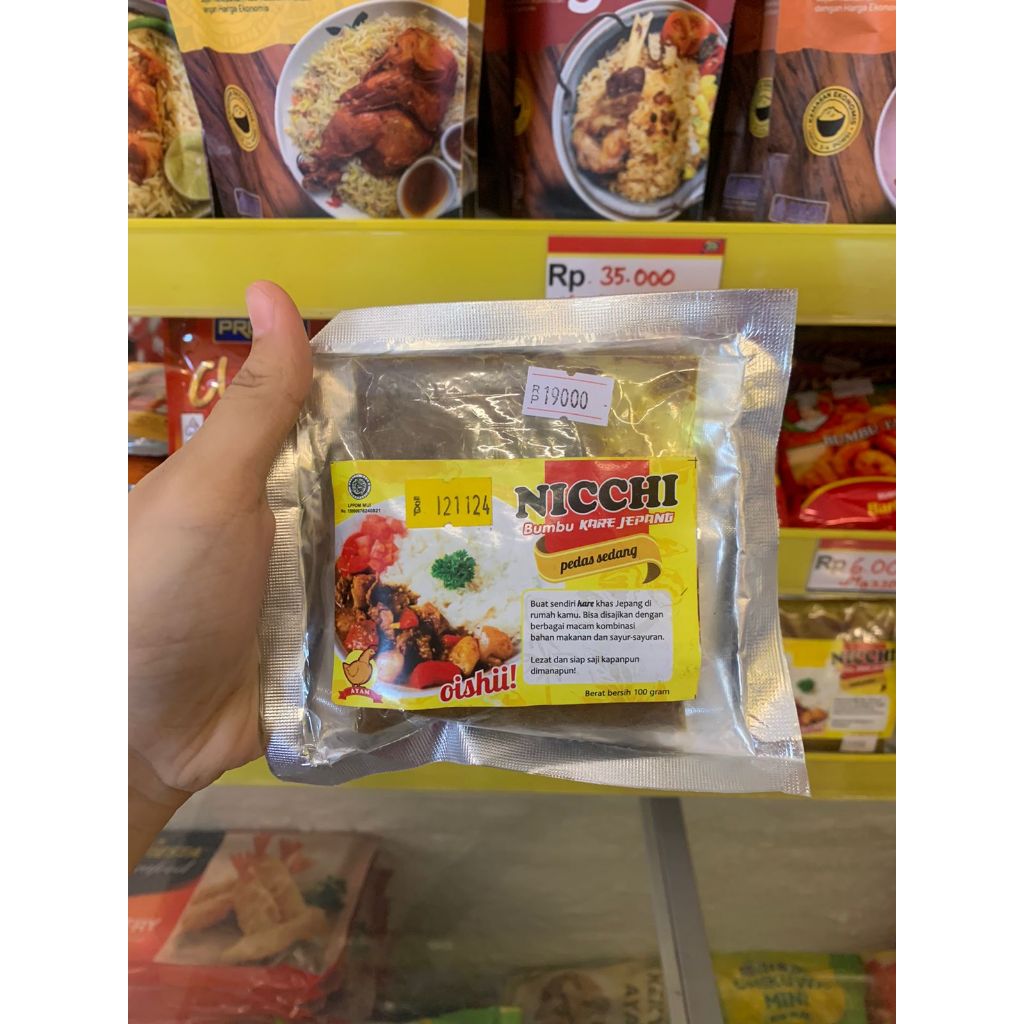 

NICCHI Golden Curry Saos 100gr