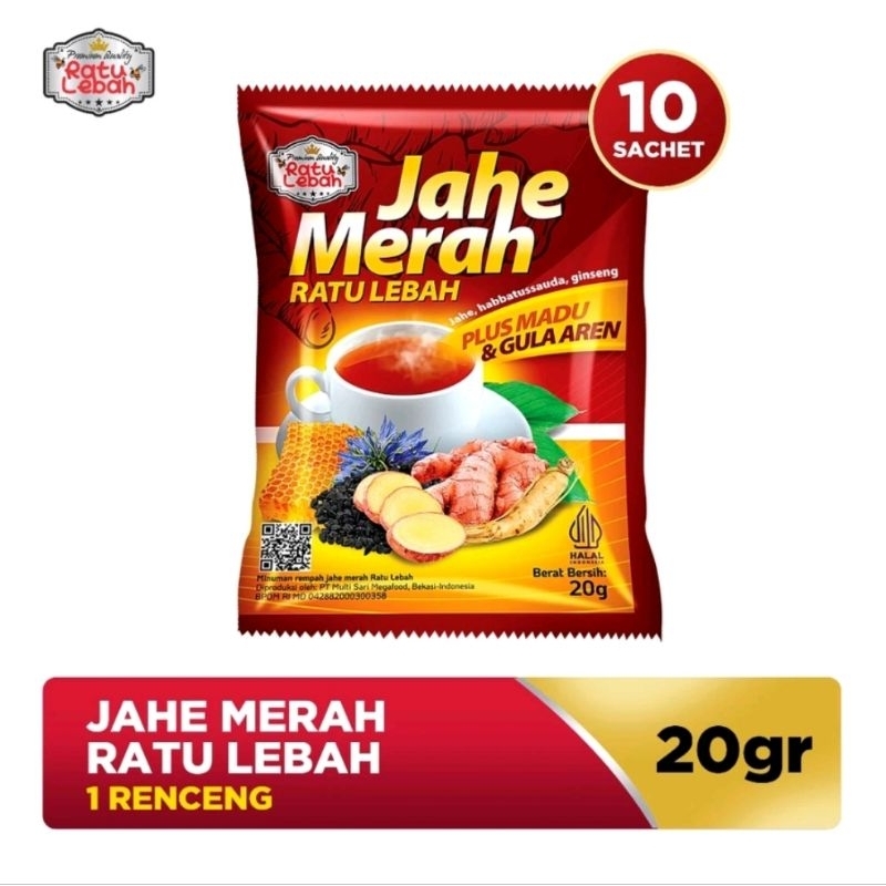 

JAHE MERAH super plus Gula Aren 1 renceng 10 sachet