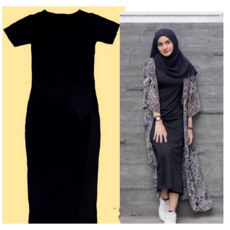 KODE A66O INER SPAN DRESS  INER MANSET  INER GAMIS TANGAN GAMIS