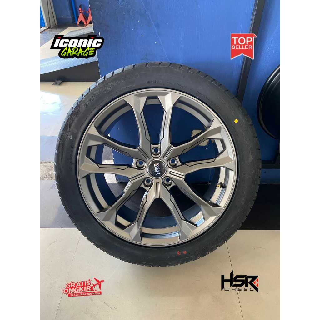 Paket Velg Dan Ban Mobil Ring18 HSR WANGON Untuk Xpander, Rush, Innova, Terios, Crv, Hrv, Brv Dll
