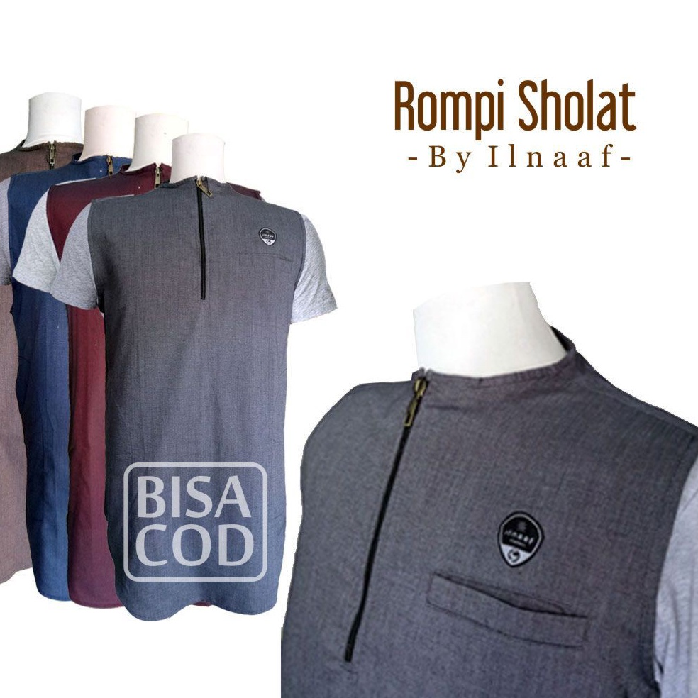 KODE L8Y ROSAL ROMPI SHOLAT MOSAFER BAHAN KATUN  ROMPI GAMIS PRIA BY ILNAAF