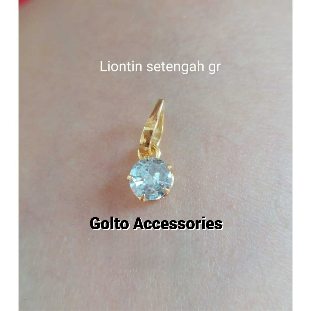 Liontin Pearl Emas Muda 0,5 gram