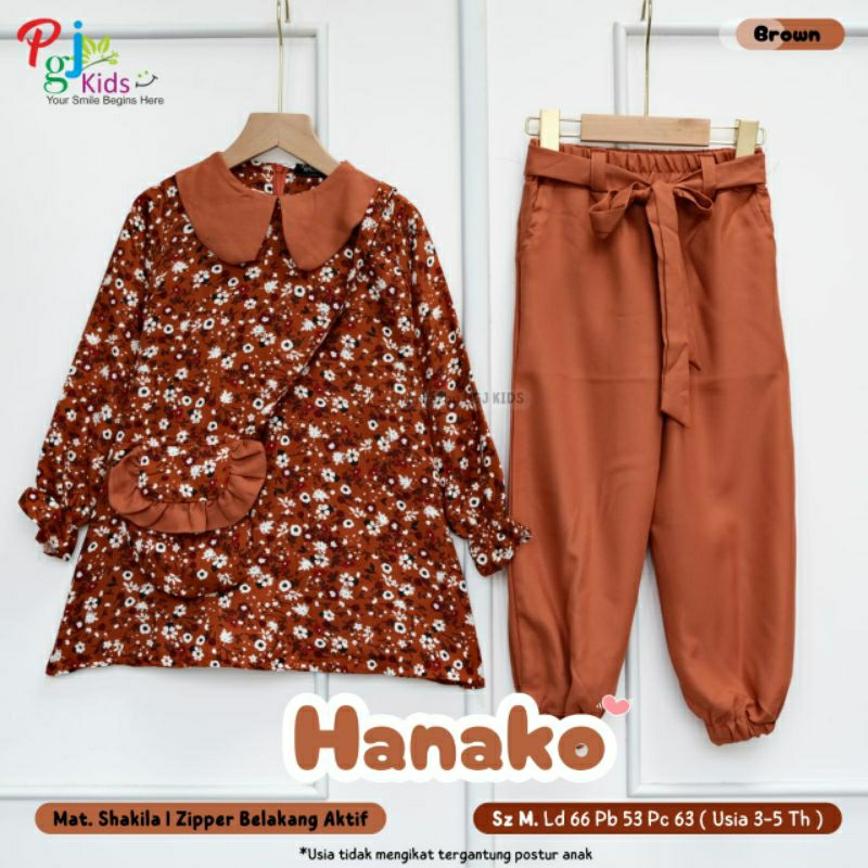 HANAKO SET KIDS/SETELAN ANAK/SETELAN ANAK KEKINIAN