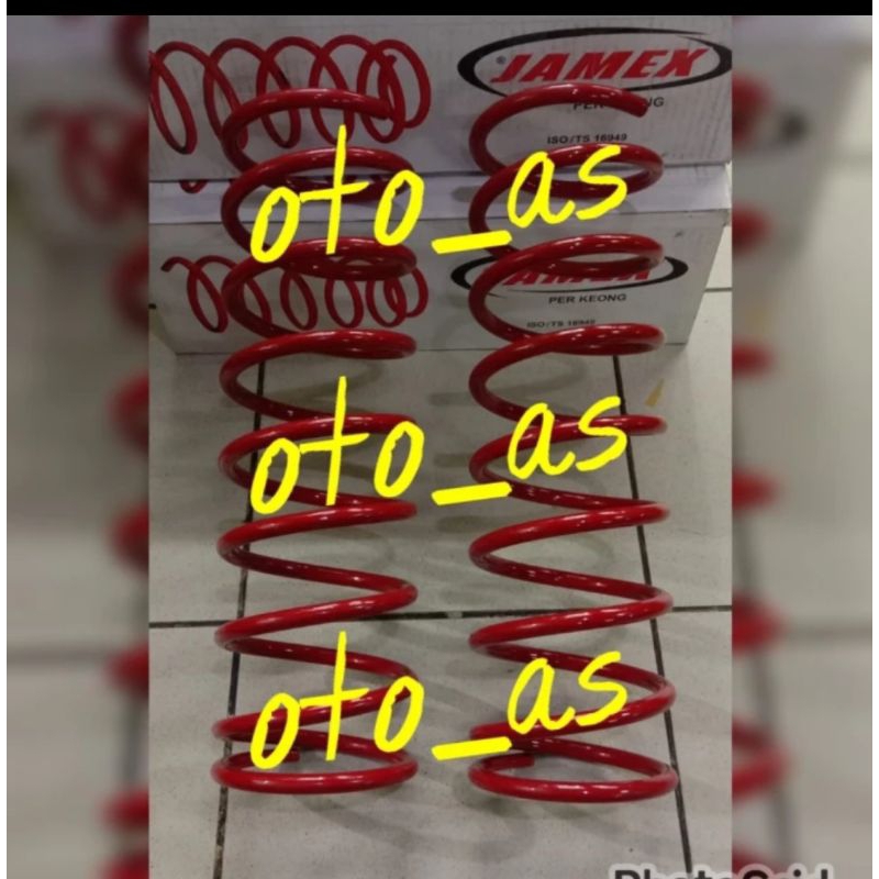 PER KEONG COIL SPRING JAMEX EMPUK COROLLA DX 1979-1981 DEPAN STD 2PCS