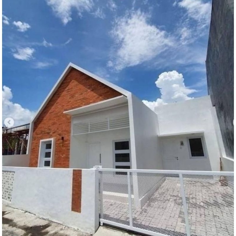 pagar besi galvanis minimalist