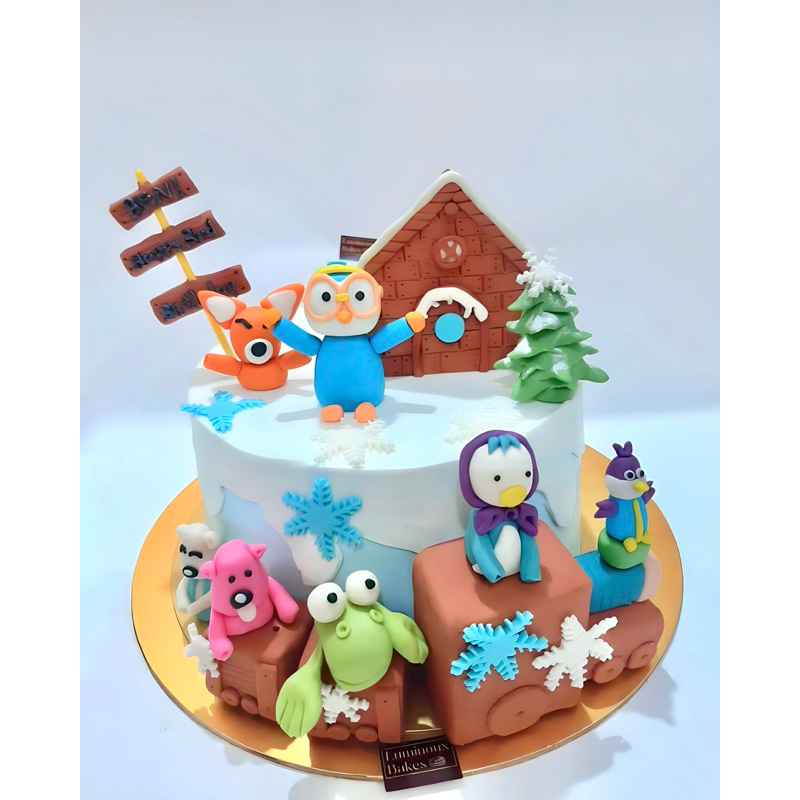 

PORORO 3D FONDANT CUSTOM CAKE