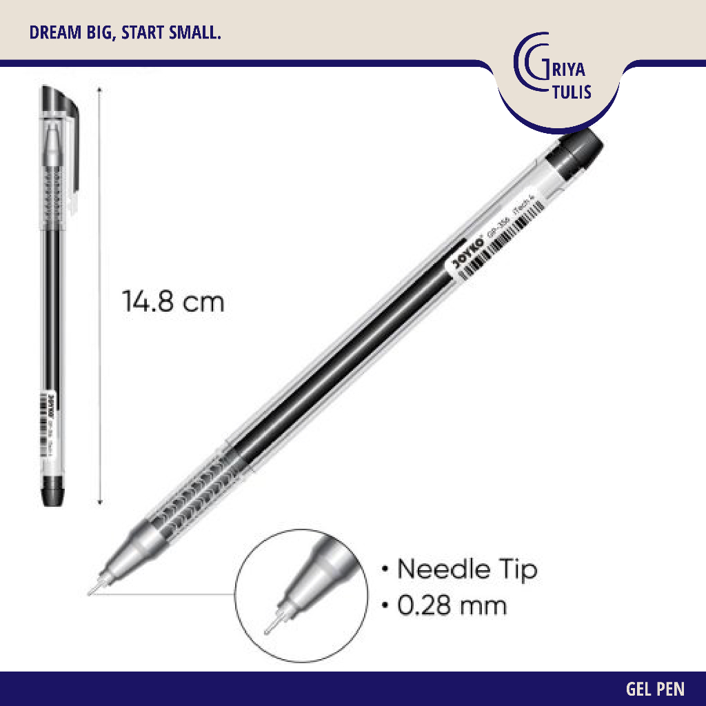 

Joyko Gel Pen iTech 4 0.28mm (Pulpen Pena Gel) GP-356