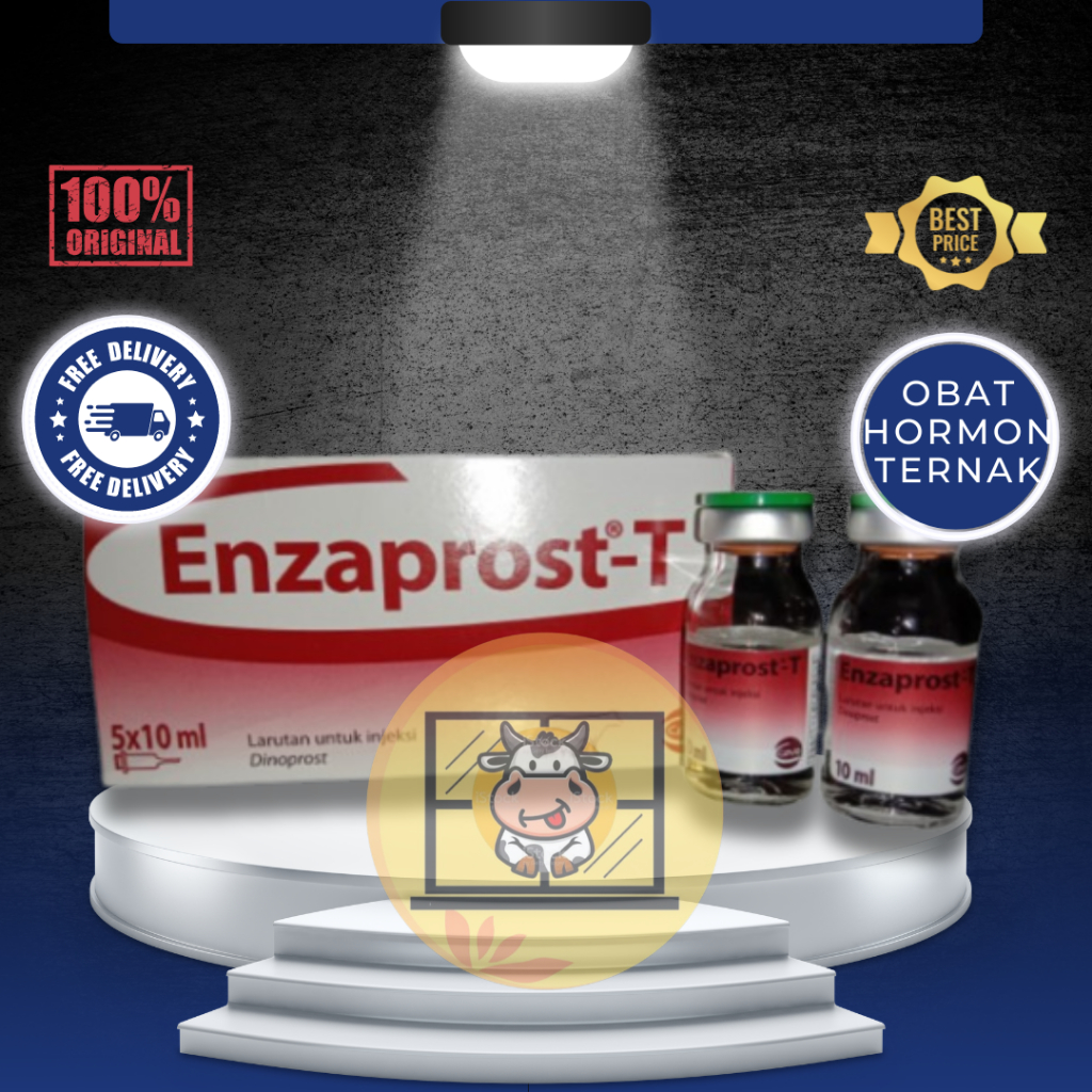 Enzaprost 10ml hormon PgF2a untuk Ternak - Sinkronisasi pengobatan dll