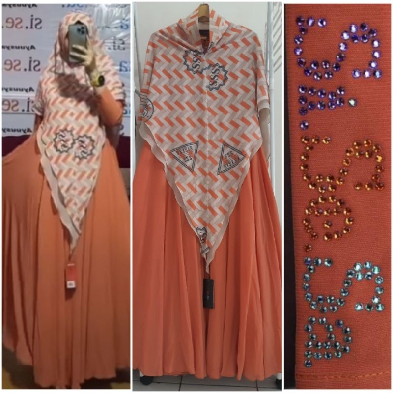 Sisesa set arifah halmark orange