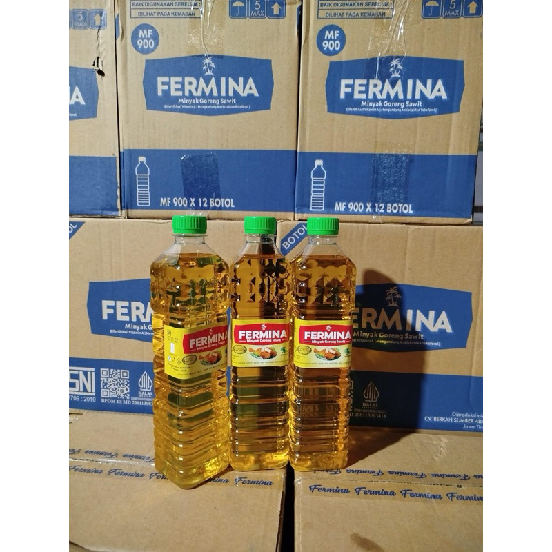 

Minyak Goreng Fermina MF900 1 dus isi 12 botol