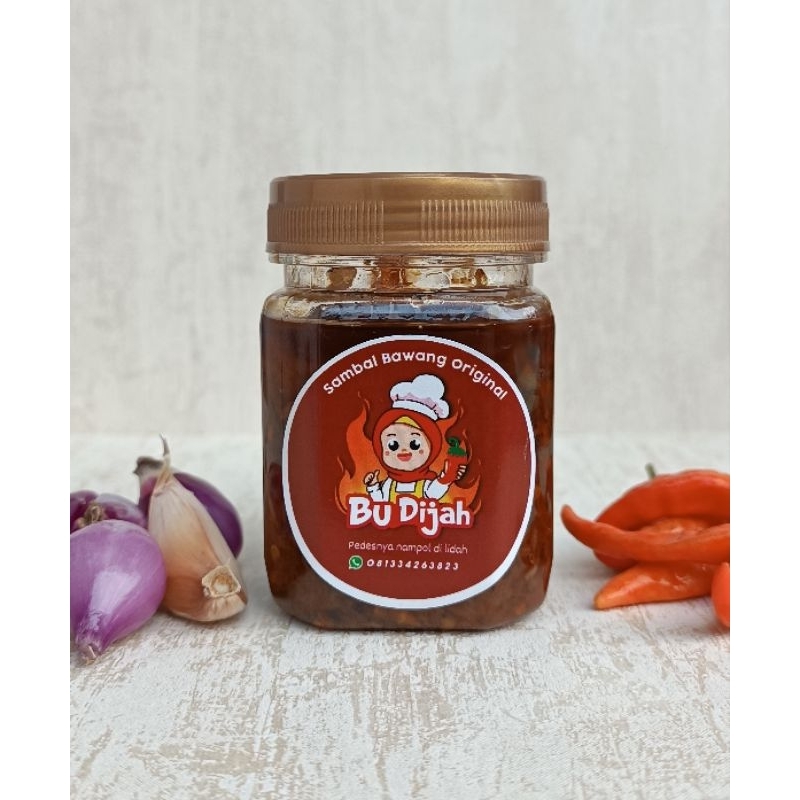 

Sambal Bawang Botol Sambel Kemasan by Bu Dijah
