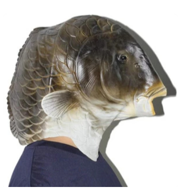 Realistic Fish Mask Animal Head Latex Mask Funny Masks Latex Mask