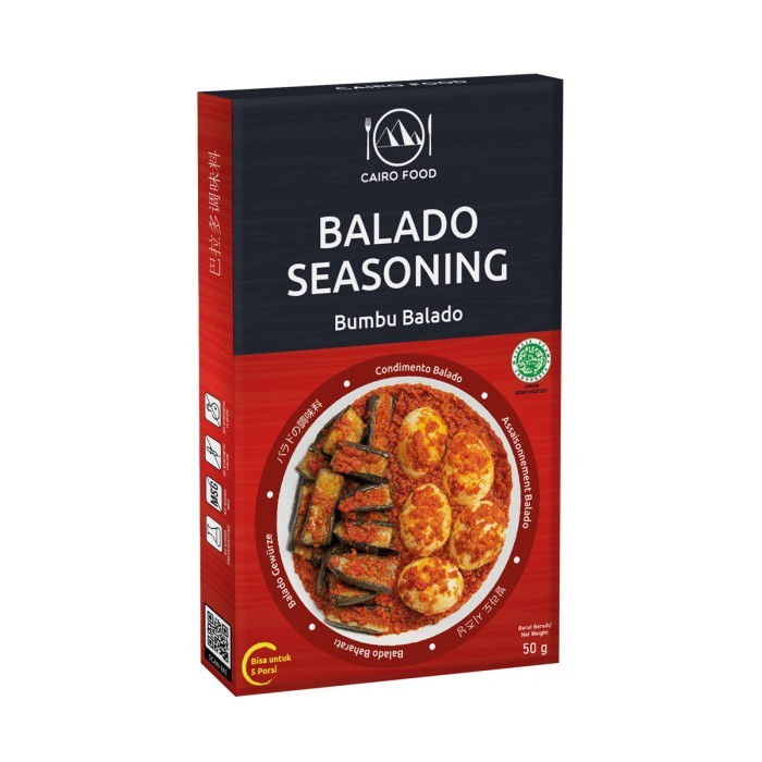 

Bumbu Balado Sehat – Tanpa MSG, 100% Rempah Murni | Cairo Food