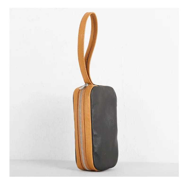 Pouch wanita kulit sapi asli Garut 2 variasi warna