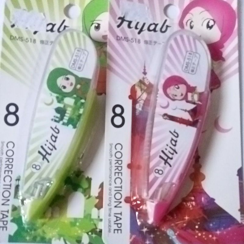 

TIPE -X Kertas /CORRECTION TAPE | HIJAB | DMS-518