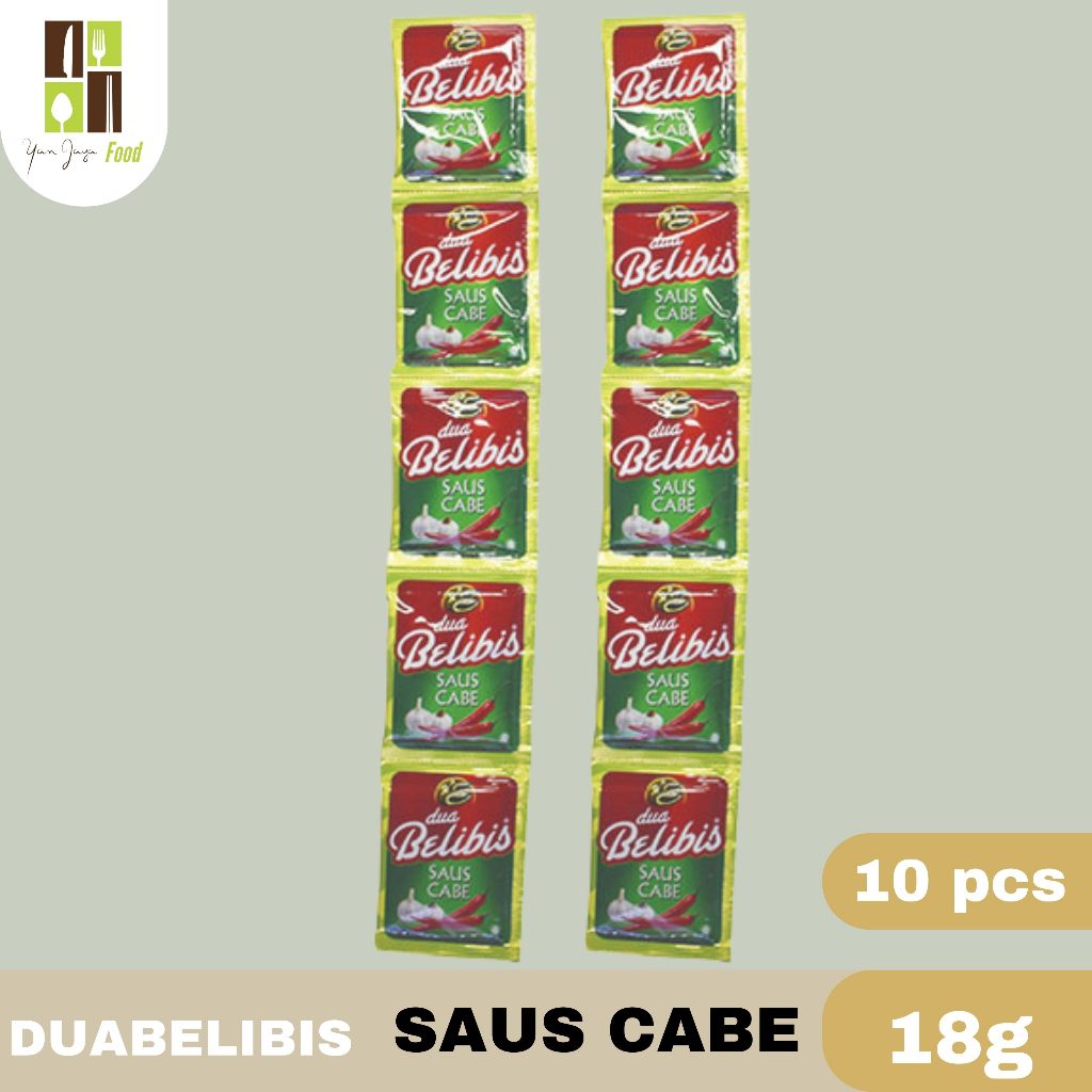 

Dua Belibis Saus Cabe / Saus Sambal / Saus Cabai Kemasan 18g / 10 PCS