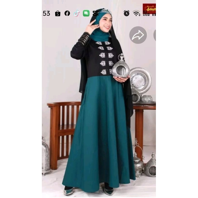 abaya dannis,d'Ningrat,UK.S,M,LXXL,Promo dannis