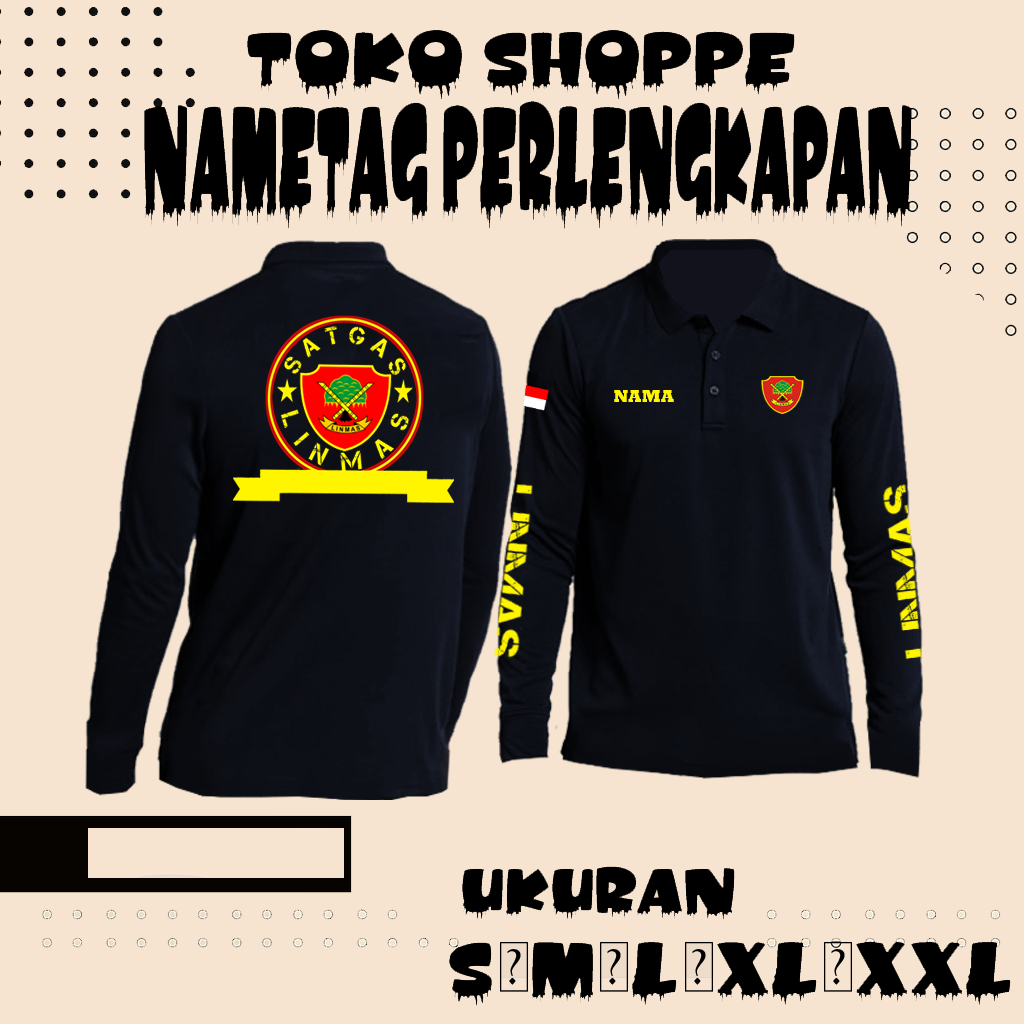 CODKAOS WANGKI LINMAS/BAJU POLO LINMAS/KAOS POLO LINMAS TERBARU DAN TERMURAH