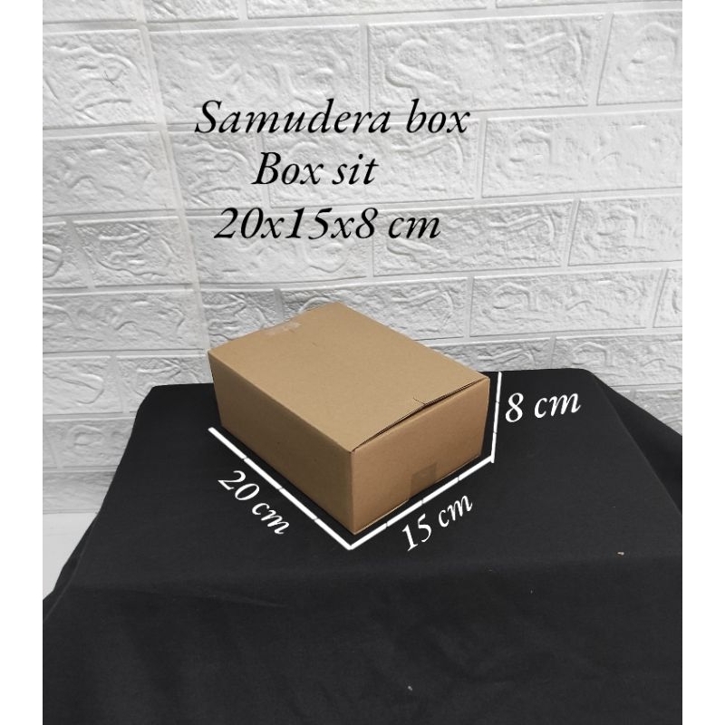 

kardus karton box uk. 20x15x8 cm ST sheet singgle wall polos.