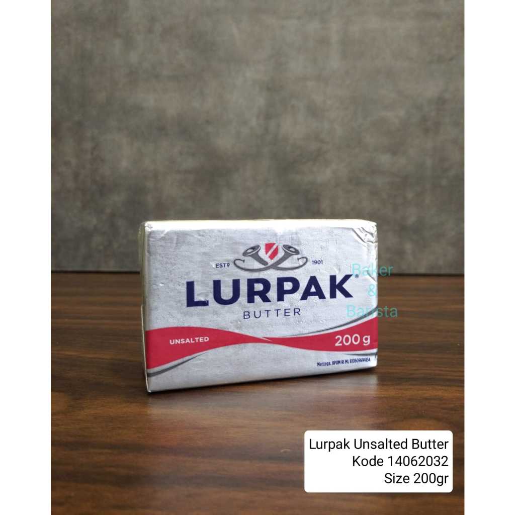 

Lurpak Unsalted Butter 200gr / Lurpak Unsalted Lactic Butter 82% 200 gram