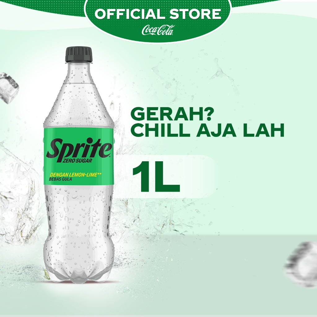 

Sprite Zero Lemon Lime Minuman Soda - Botol 1L