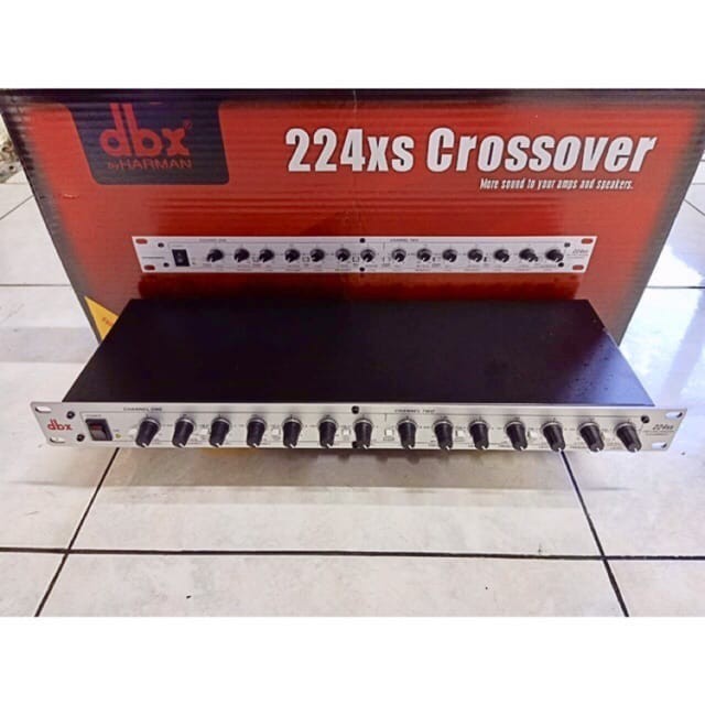 crossover dbx 224xs dbx 224 xs 4 way crosofer dbx224xs silver grade a