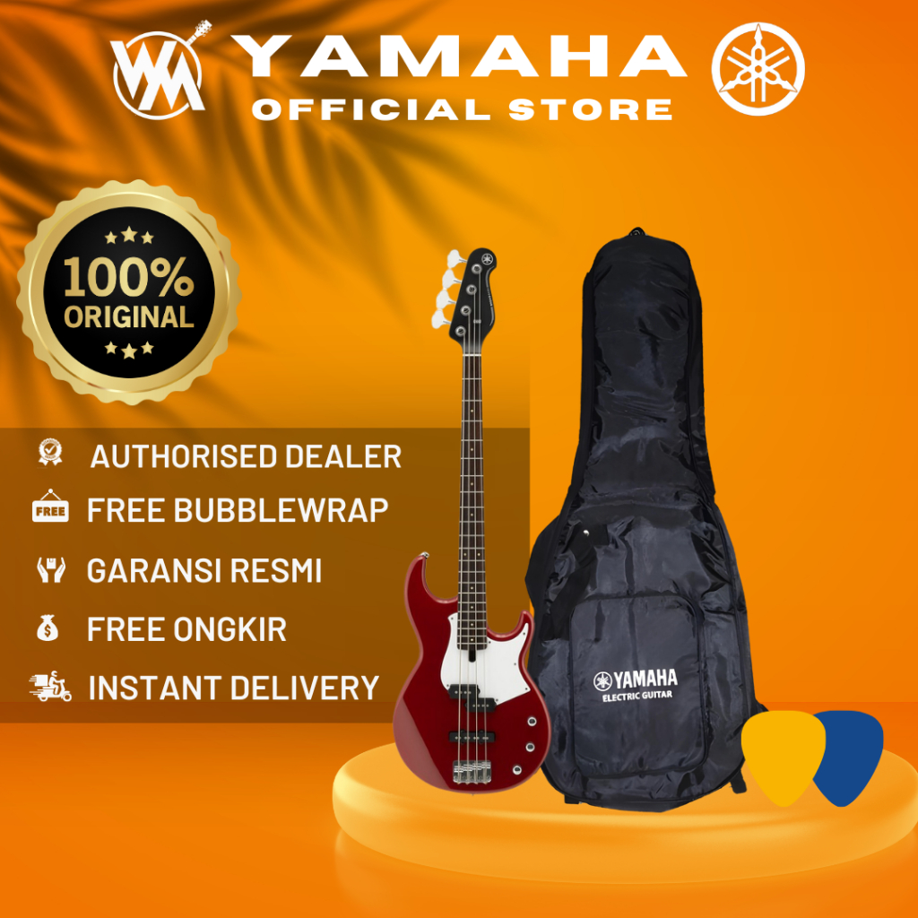 Yamaha BB234/BB 234 - RBR + Softcase & 2pick