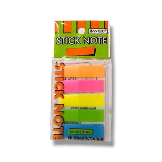 

sticky notes v-tec Flag kecil v-tec / kertas tempel penanda berwarna ( 1 pcs)