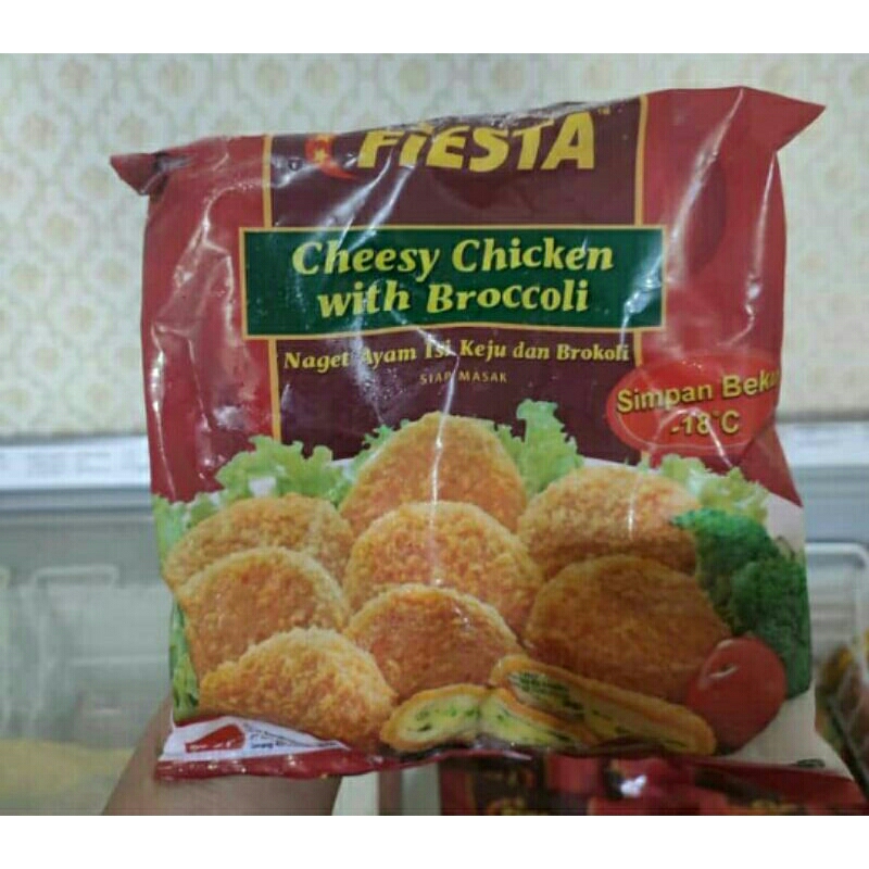 

Fiesta Cheesy Chicken With Brocilli Termurah / Fiesta Nugget Keju dengan Brokoli