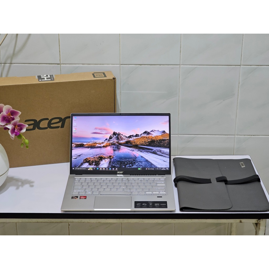 ACER Swift 3 SF314-43 AMD Ryzen 5 5000 Series Ram 16 GB Slim kencang Premium Laptop